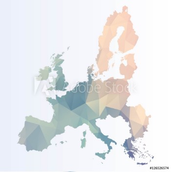 Picture of Polygonal Euro map